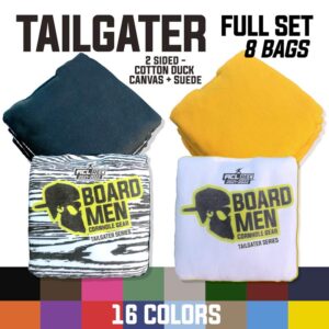 Tailgater – Duck Canvas Cornhole Bags – Full Set (8 Bags) – ACL Rec Approved
